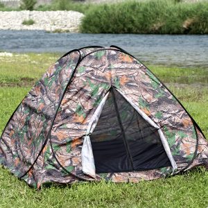 Hot Selling 2-Door Waterproof Camping Tent with UPF50+ Sun Protection, Reinforced Fiberglass Frame & Ventilated Mesh - Perfect for Beach & Yard