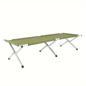 RHB-03A Portable Folding Camping Cot With Carrying Bag Army Green